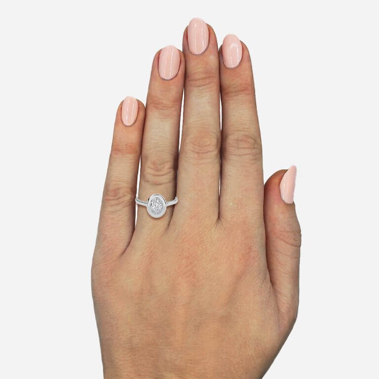 2 carat oval ring