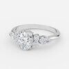 diamond oval engagement ring