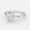 east west oval bezel ring