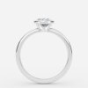 oval bezel set ring