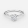 oval solitaire ring