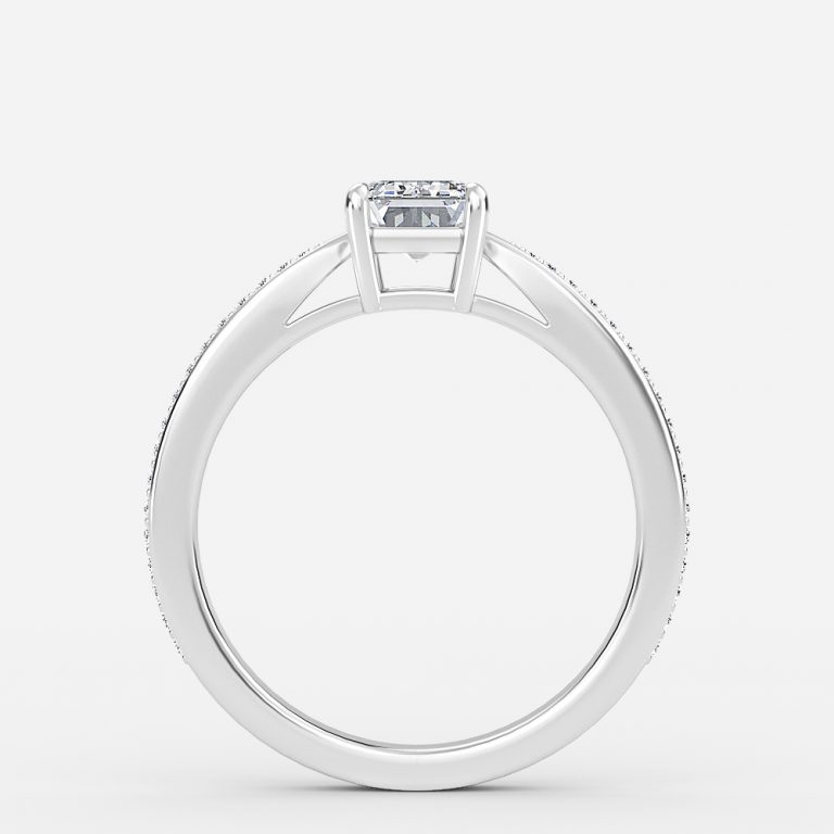 wedding band emerald