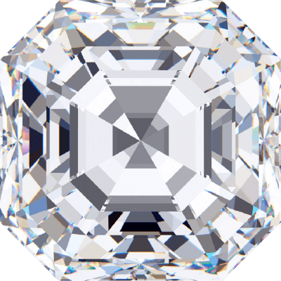ASSCHER Cut Diamond 4.02 CARAT G COLOR VVS2 Clarity Lab Grown Diamond