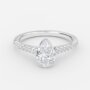 pear diamond wedding ring