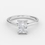 radiant cut diamond engagement ring