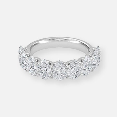 pear shaped eternity band