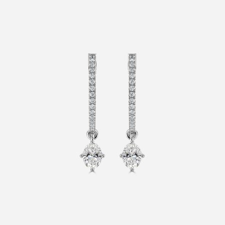 Sia Oval Hoop Earrings